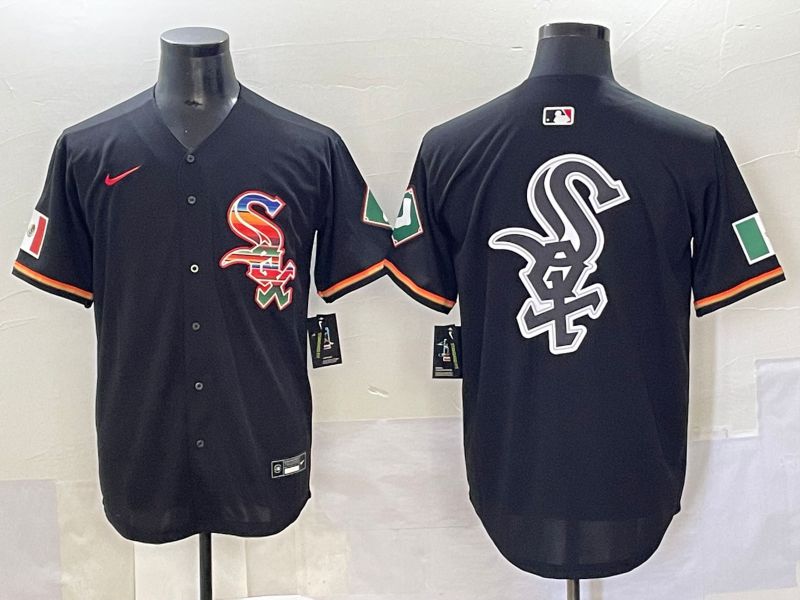 Men 2025 Chicago White Sox Blank Black Game Nike MLB Jersey style 37